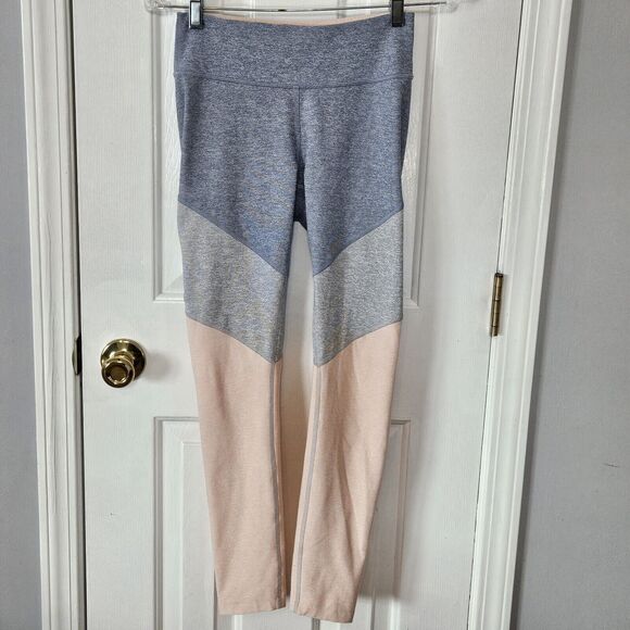 Outdoor Voices Grey Blue Pink Springs 7/8 Legging Small - Picture 1 of 3